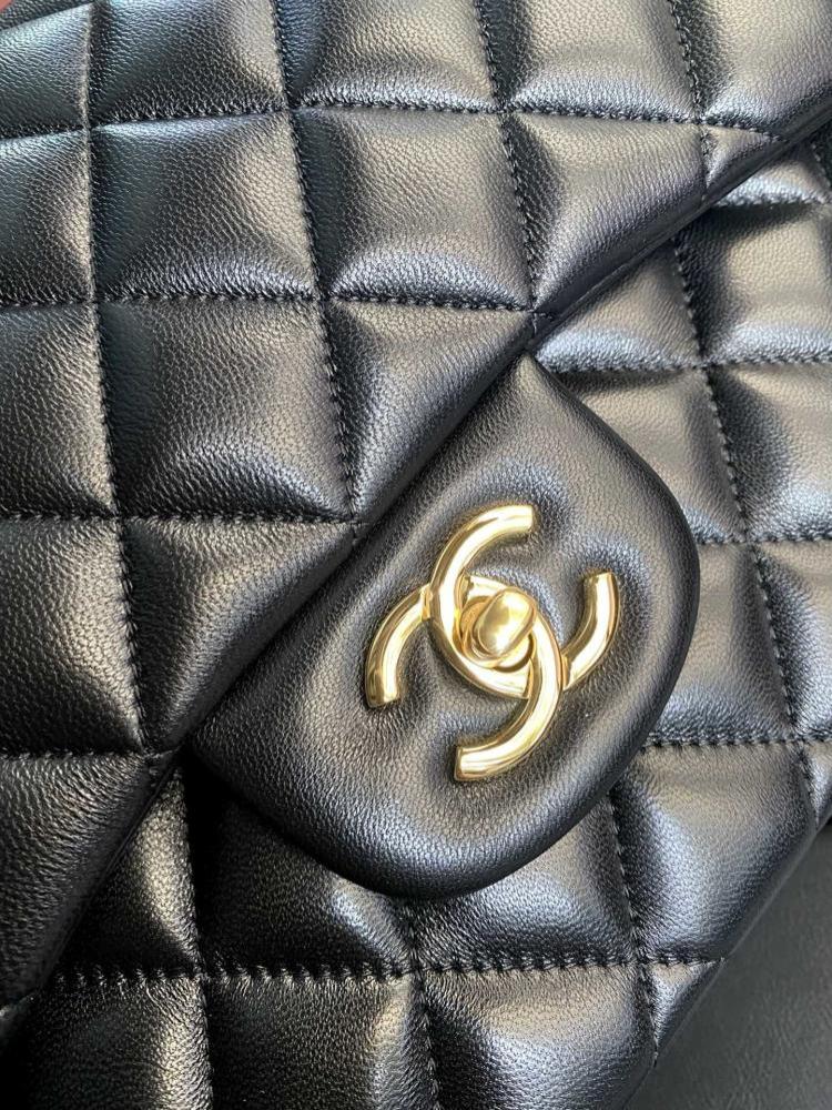 Lambskin Top Handle Bag