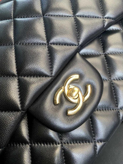 Lambskin Top Handle Bag