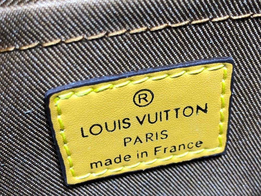 Modern Italian-Inspired Monogram Calfskin Bag
