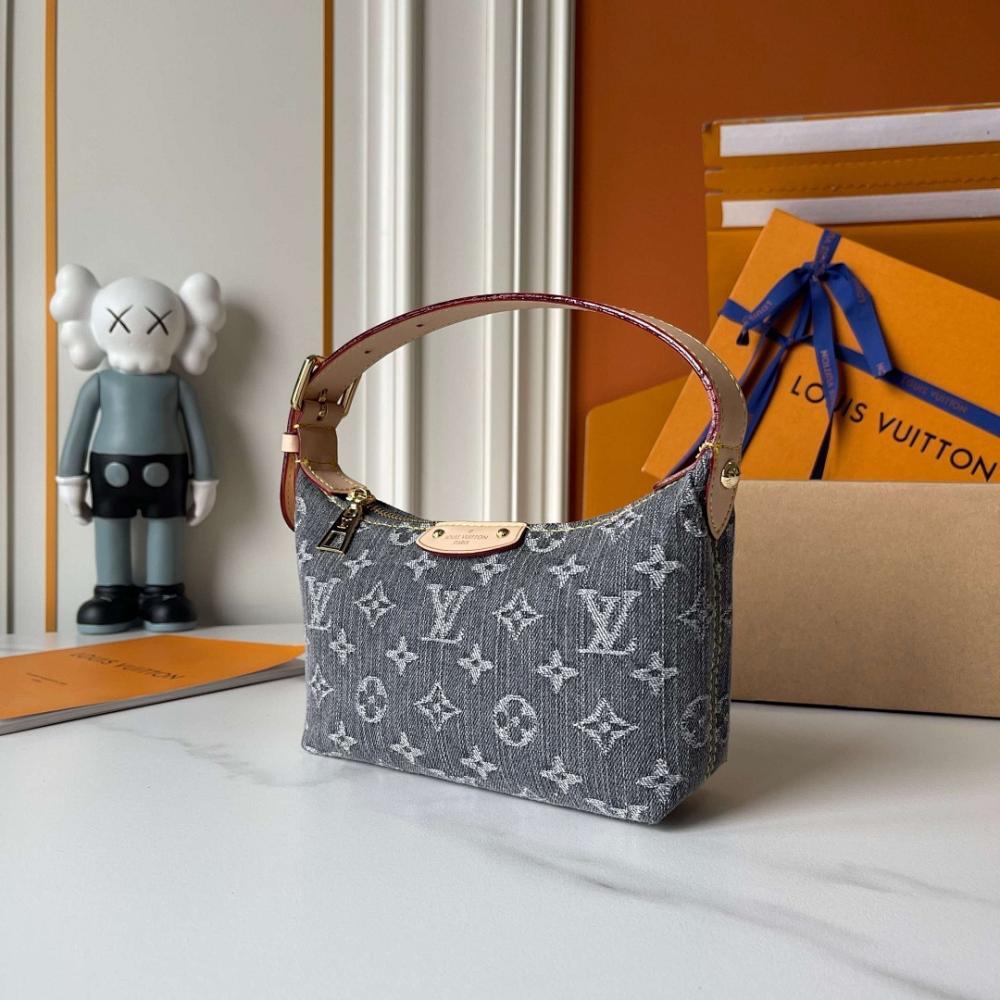 Speedy Denim Top Handle Bag