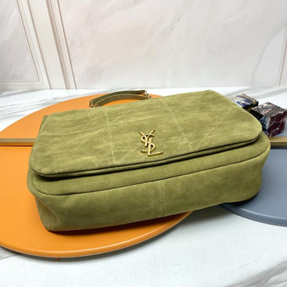 Classic Leather Top Handle Bag