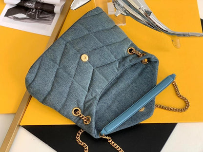Classic Blue Top Handle Bag – Special Edition