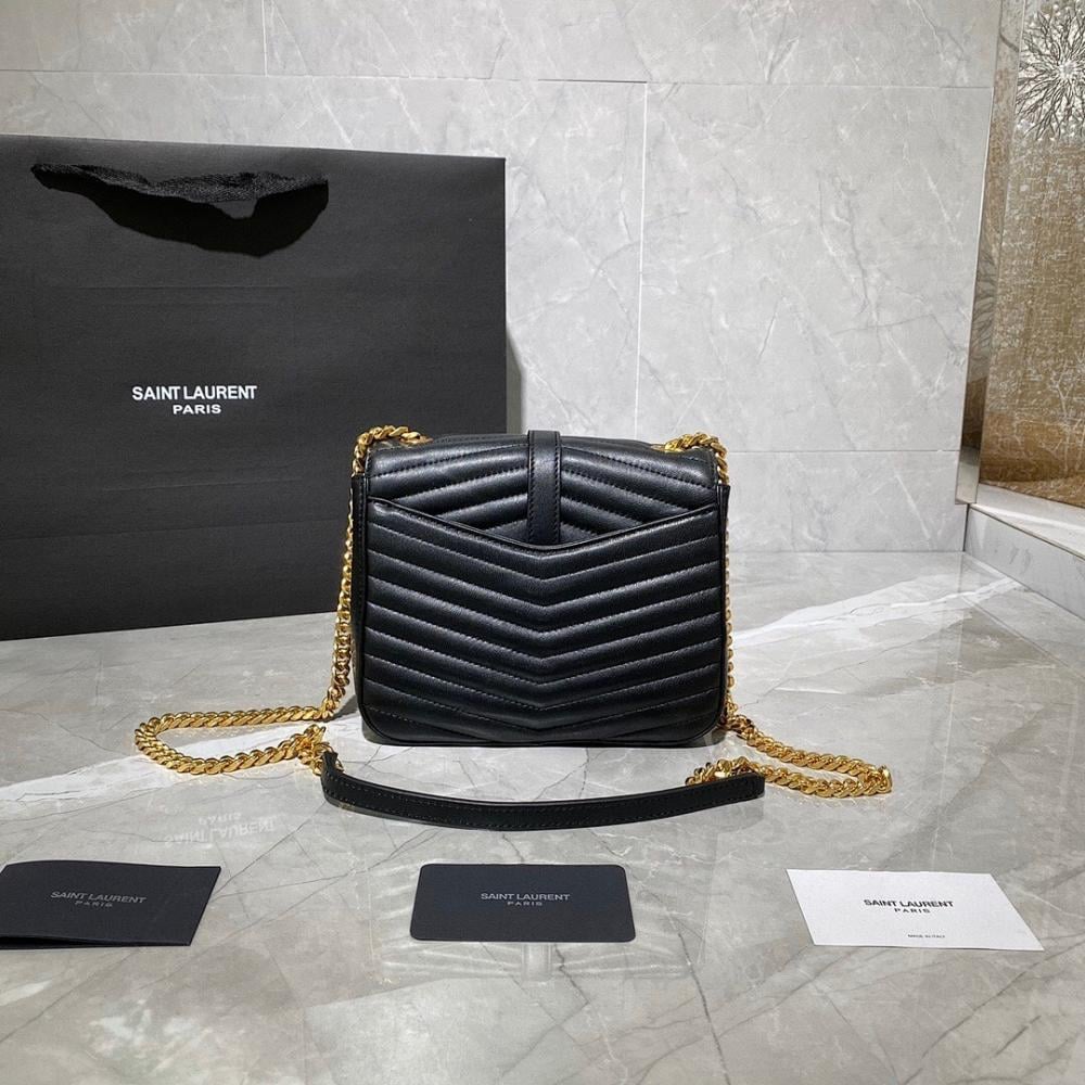 Modern Refined Embroidered Lambskin Crossbody Bag