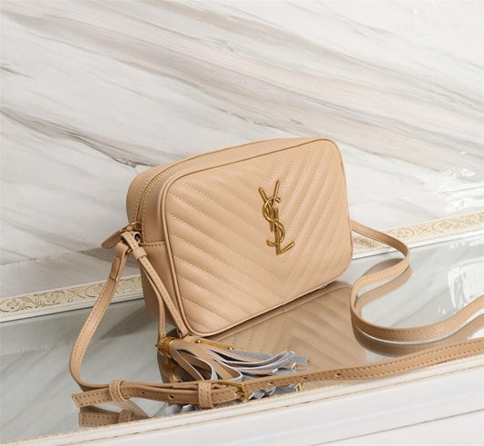 Alma Gold Leather Bag