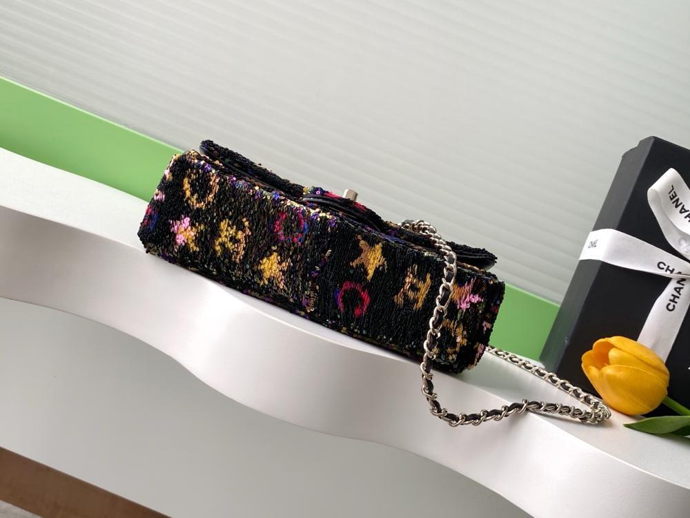 Embroidered Top Handle Bag