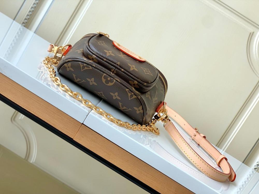 Elegant Premium Monogram Leather Shoulder Bag
