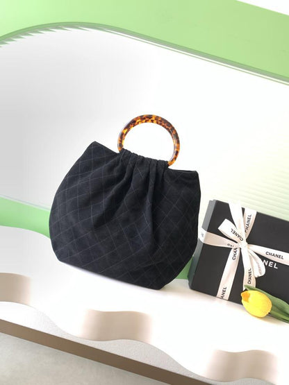 Alma Leather Top Handle Bag