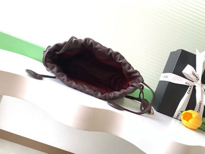 Leather Bucket Bag
