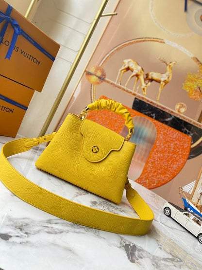 Luxury Refined Leather Shoulder Bag