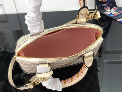 Leather Top Handle Bag