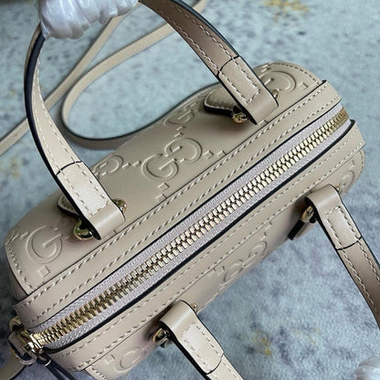 Luxury Refined Top Handle Bag