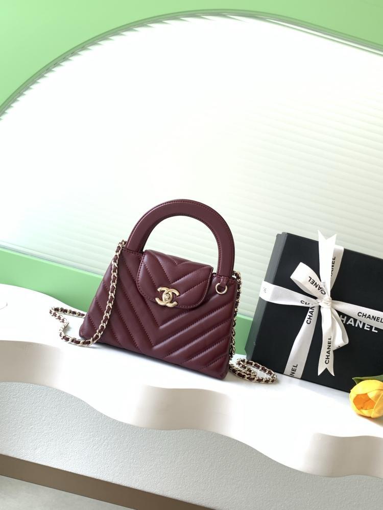 Alma Leather Top Handle Bag