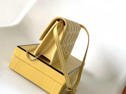 Baguette Leather Shoulder Bag
