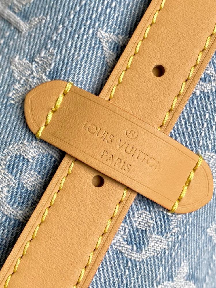 Modern Luxury Denim Top Handle Bag
