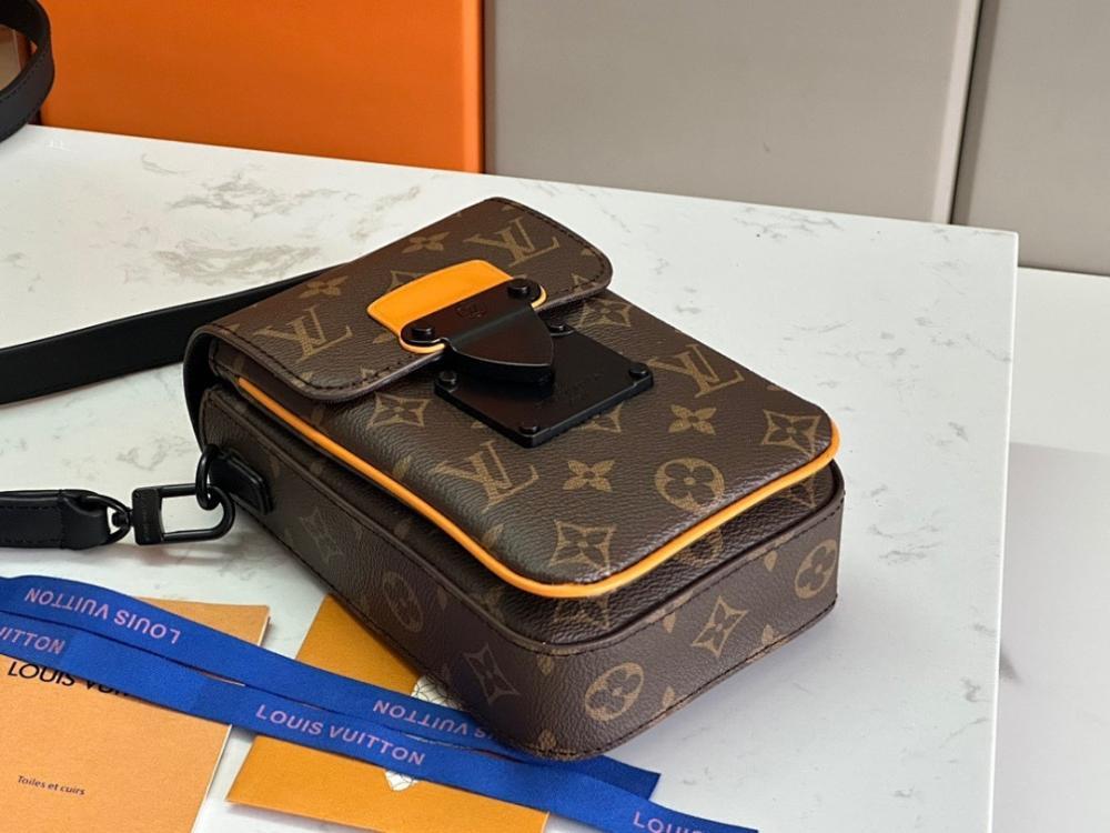 Luxury Monogram Leather Shoulder Bag – Limited Edition