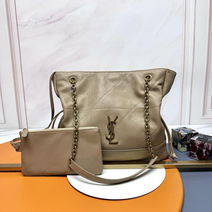 Jamie Lambskin Shoulder Bag