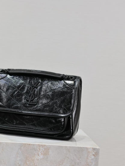 Leather Top Handle Bag