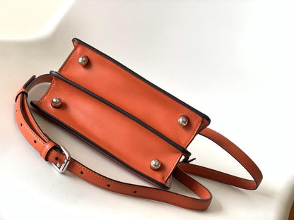 Luxury Lambskin Top Handle Bag