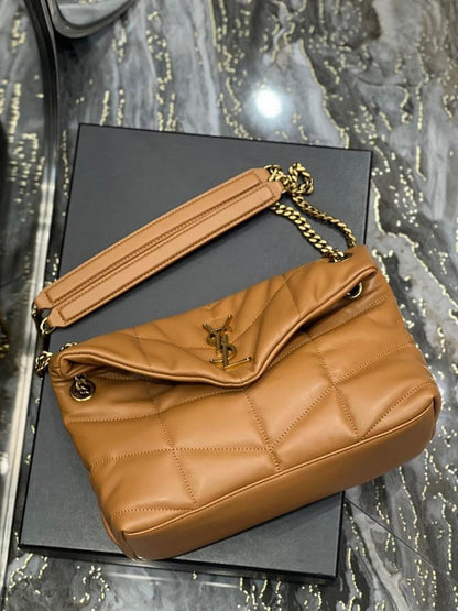 Stylish Quilted Lambskin Shoulder Bag – Limited Edition