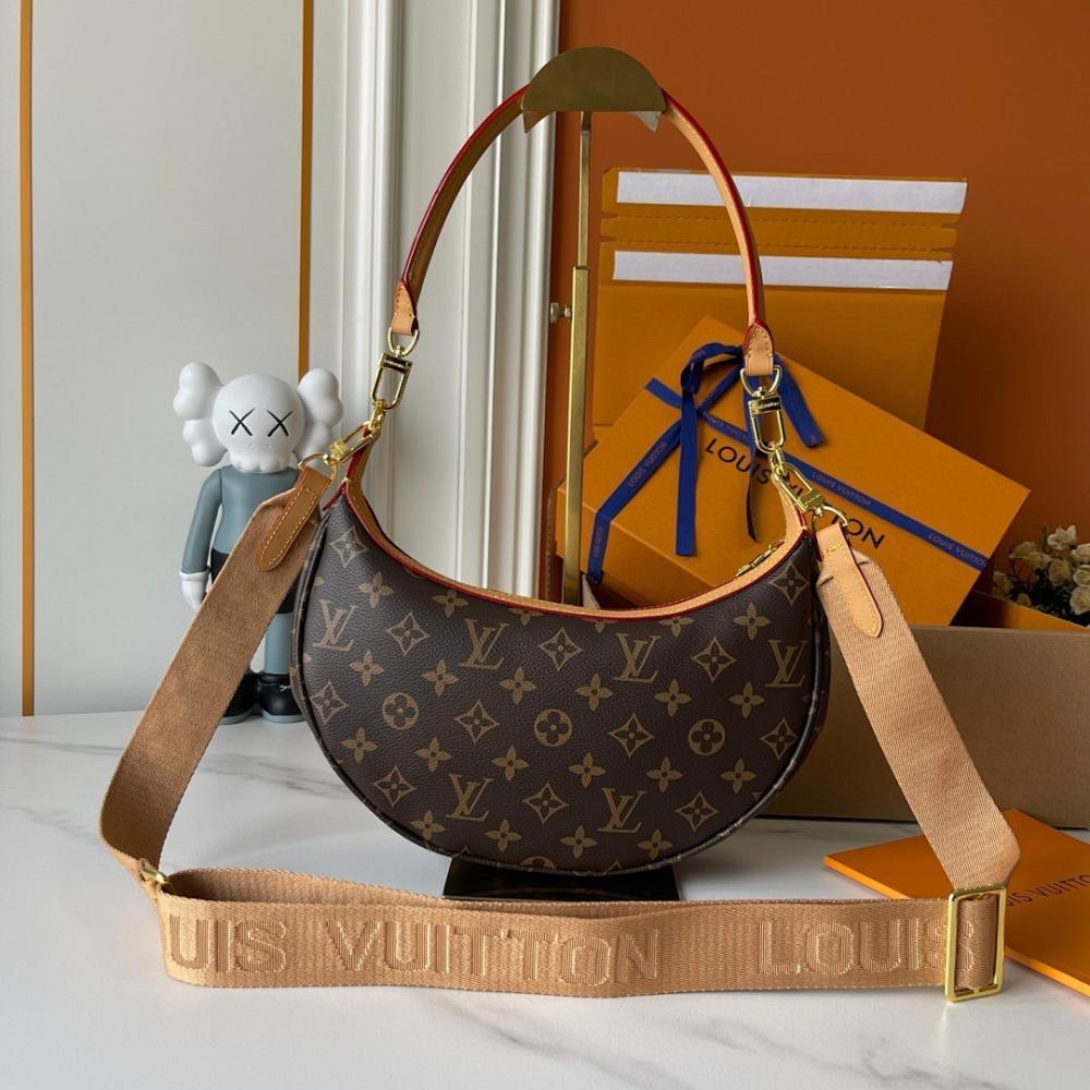 Stylish Refined Monogram Canvas Shoulder Bag