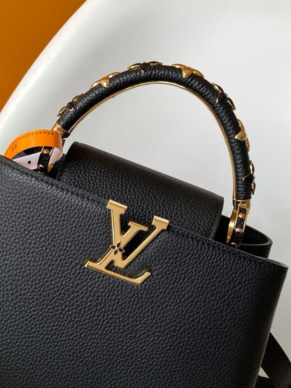 Classic Gold Top Handle Bag
