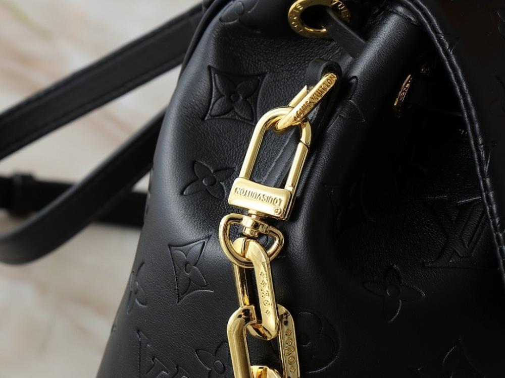 Modern Stylish Monogram Leather Crossbody Bag