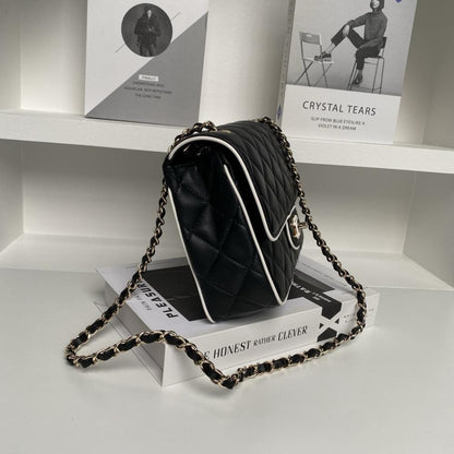 Lambskin Top Handle Bag