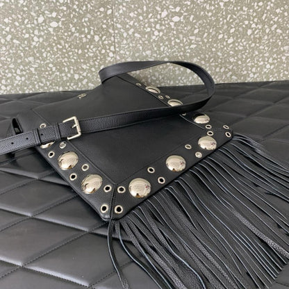 Leather Top Handle Bag