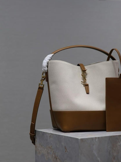 Modern Italian-Inspired Leather Top Handle Bag