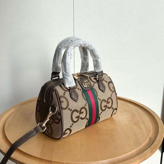 Stylish Refined Woven Top Handle Bag