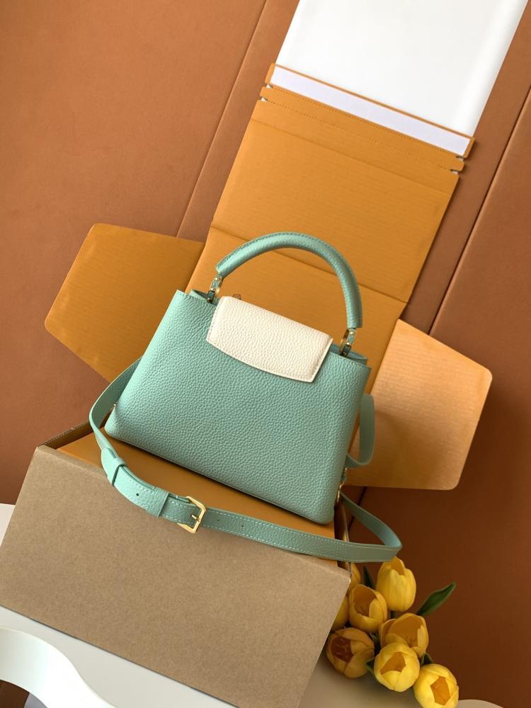 Leather Top Handle Bag