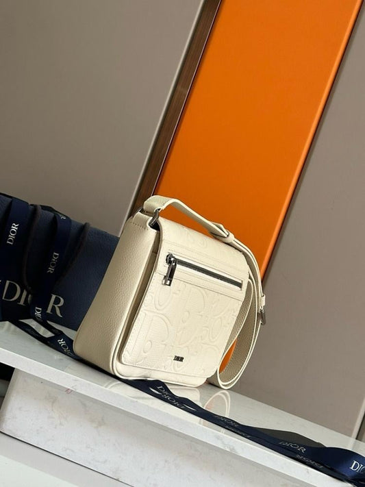 Modern Premium Black Printed Calfskin Shoulder Bag