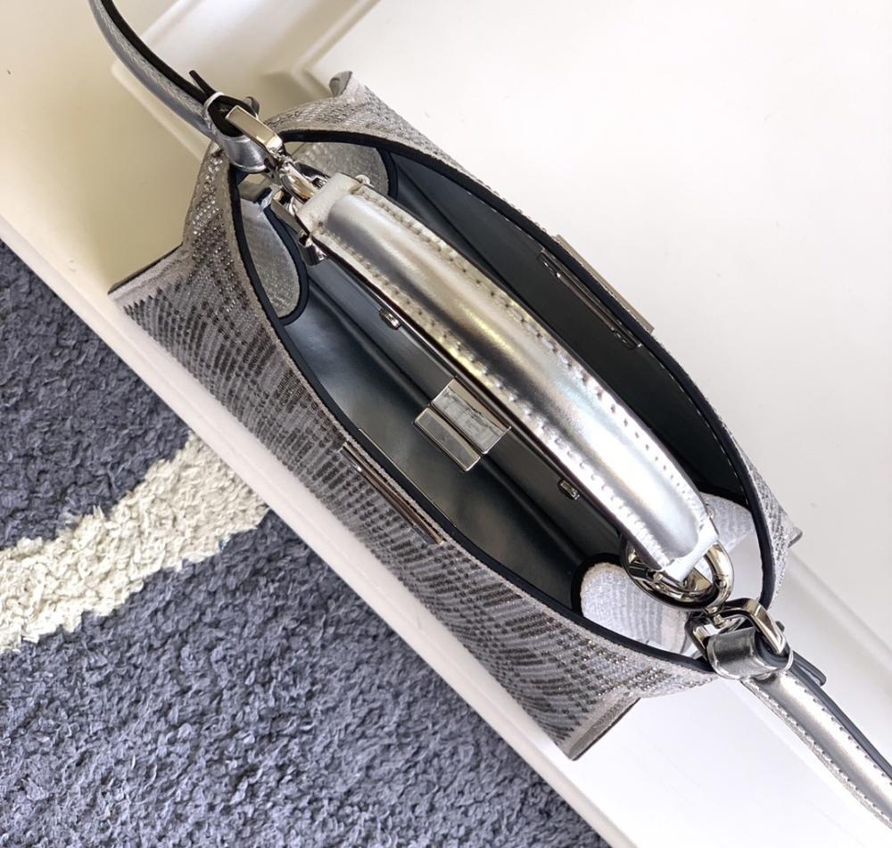 Classic Silver Top Handle Bag