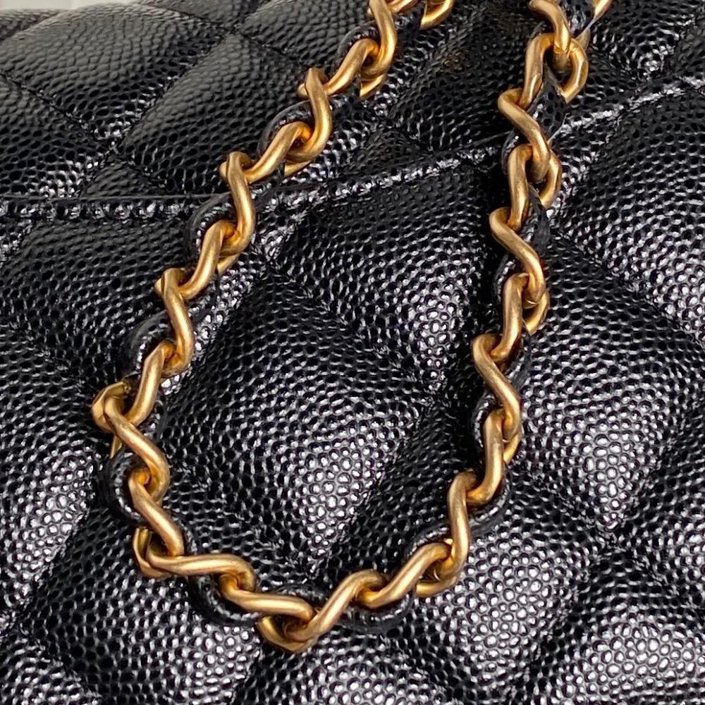 Leather Top Handle Bag