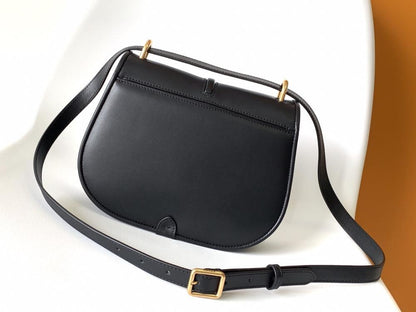 Leather Top Handle Bag