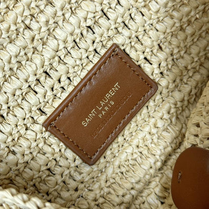 Woven Straw Tote Bag