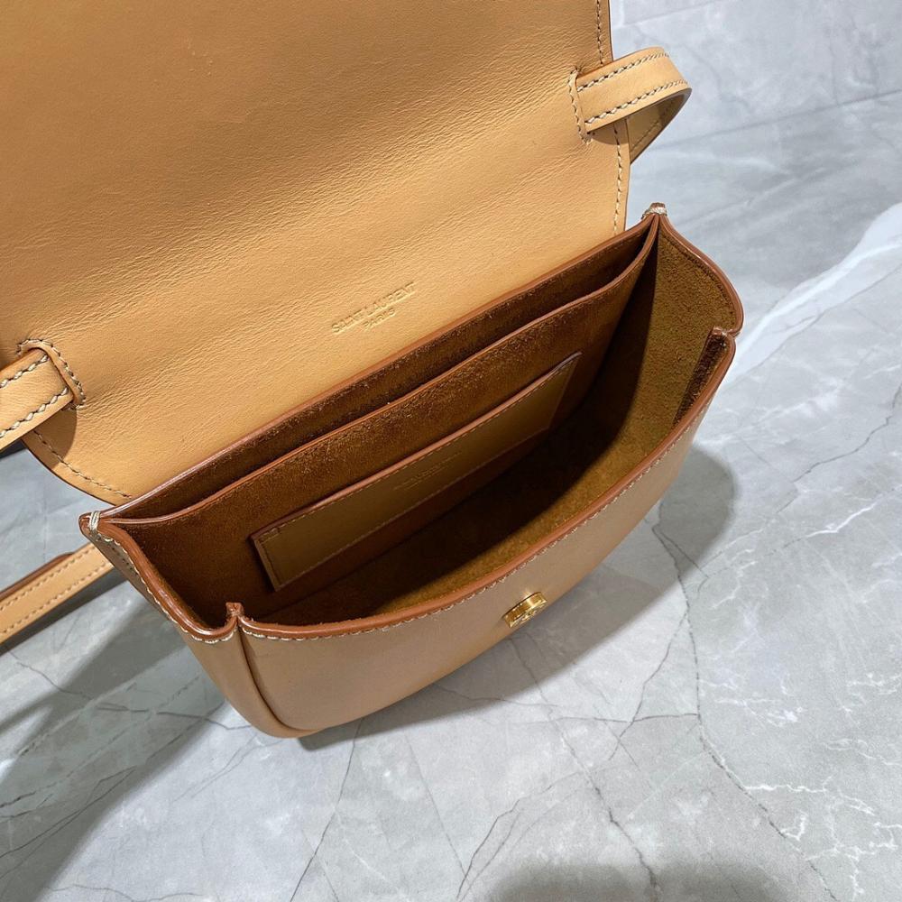 Stylish Refined Gold Calfskin Top Handle Bag