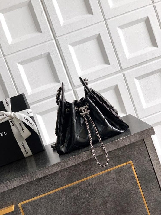 Leather Bucket Bag
