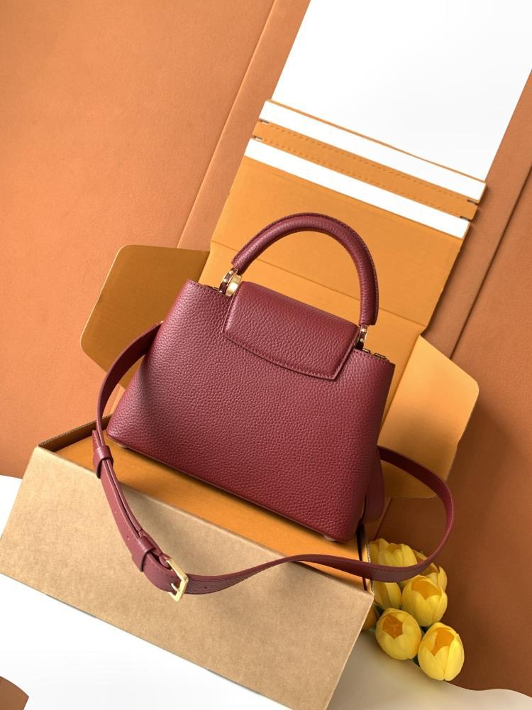 Leather Top Handle Bag