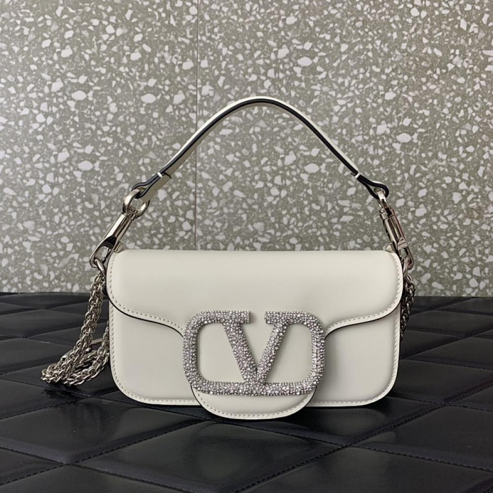 Crystal-Embellished Top Handle Bag
