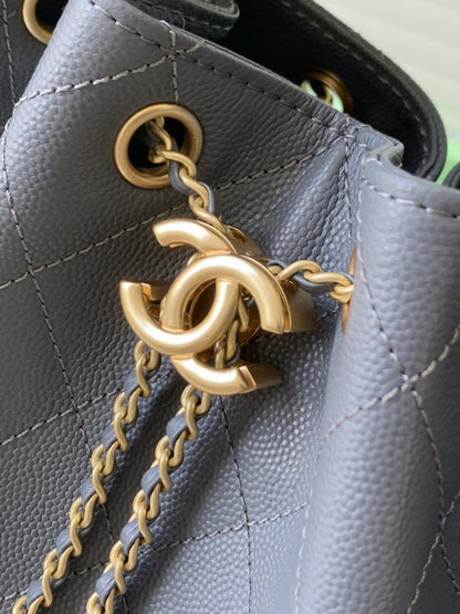 Gold Bucket Bag