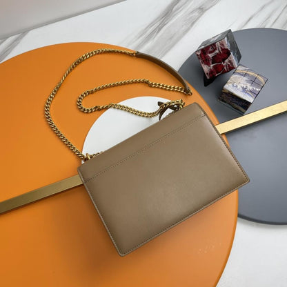Leather Top Handle Bag