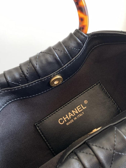 Leather Top Handle Bag