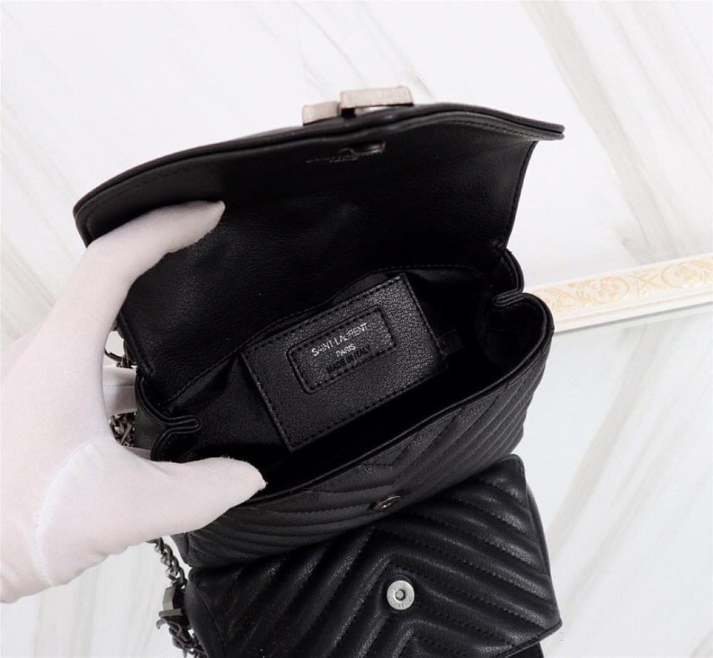 Luxury Elegant Quilted Leather Shoulder Bag