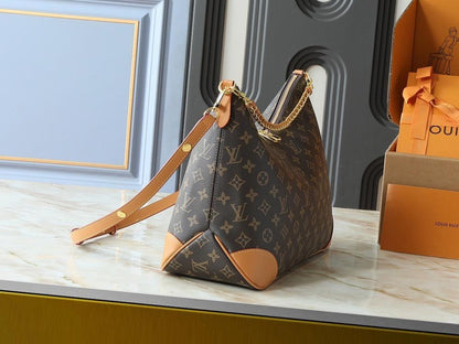 Stylish Refined Gold Woven Leather Shoulder Bag