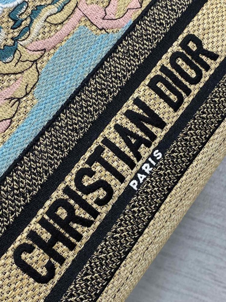 Embroidered Top Handle Bag