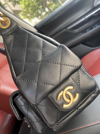 Lambskin Hobo Bag