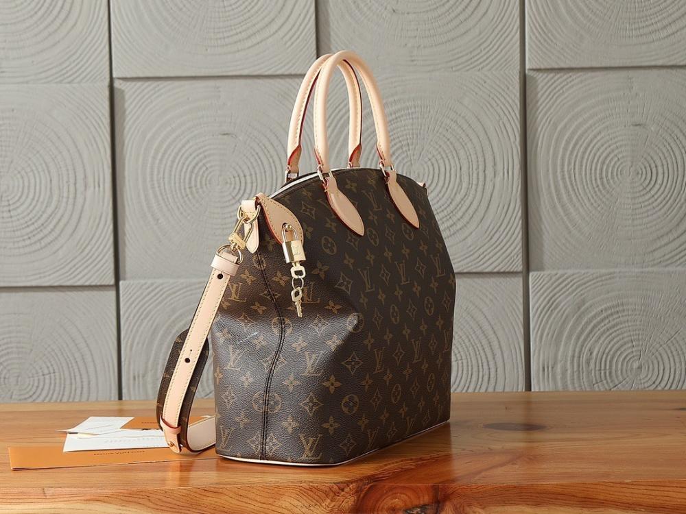 Kate Gold Monogram Shoulder Bag