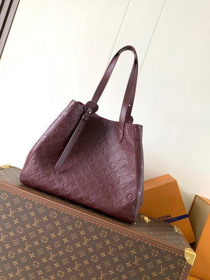 Stylish Monogram Leather Shoulder Bag – Special Edition