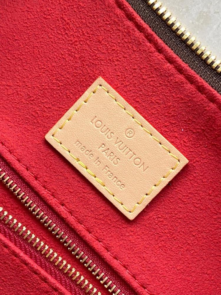 Modern Italian-Inspired Monogram Calfskin Top Handle Bag